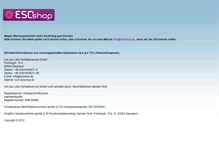 Tablet Screenshot of esoshop.de